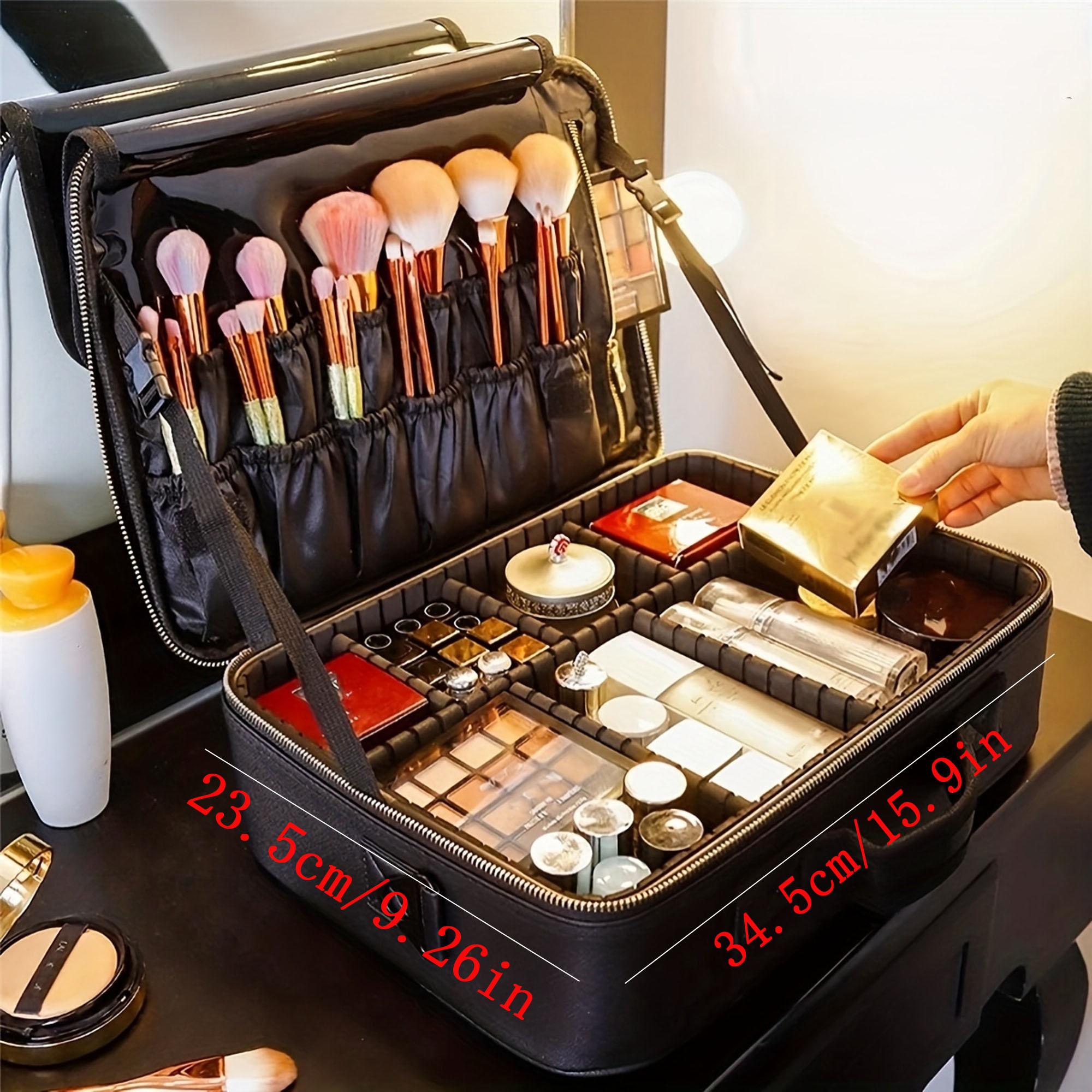 Новая косметичка из ткани Оксфорд для женщин, большая вместимость, дорожная косметичка с вышивкой